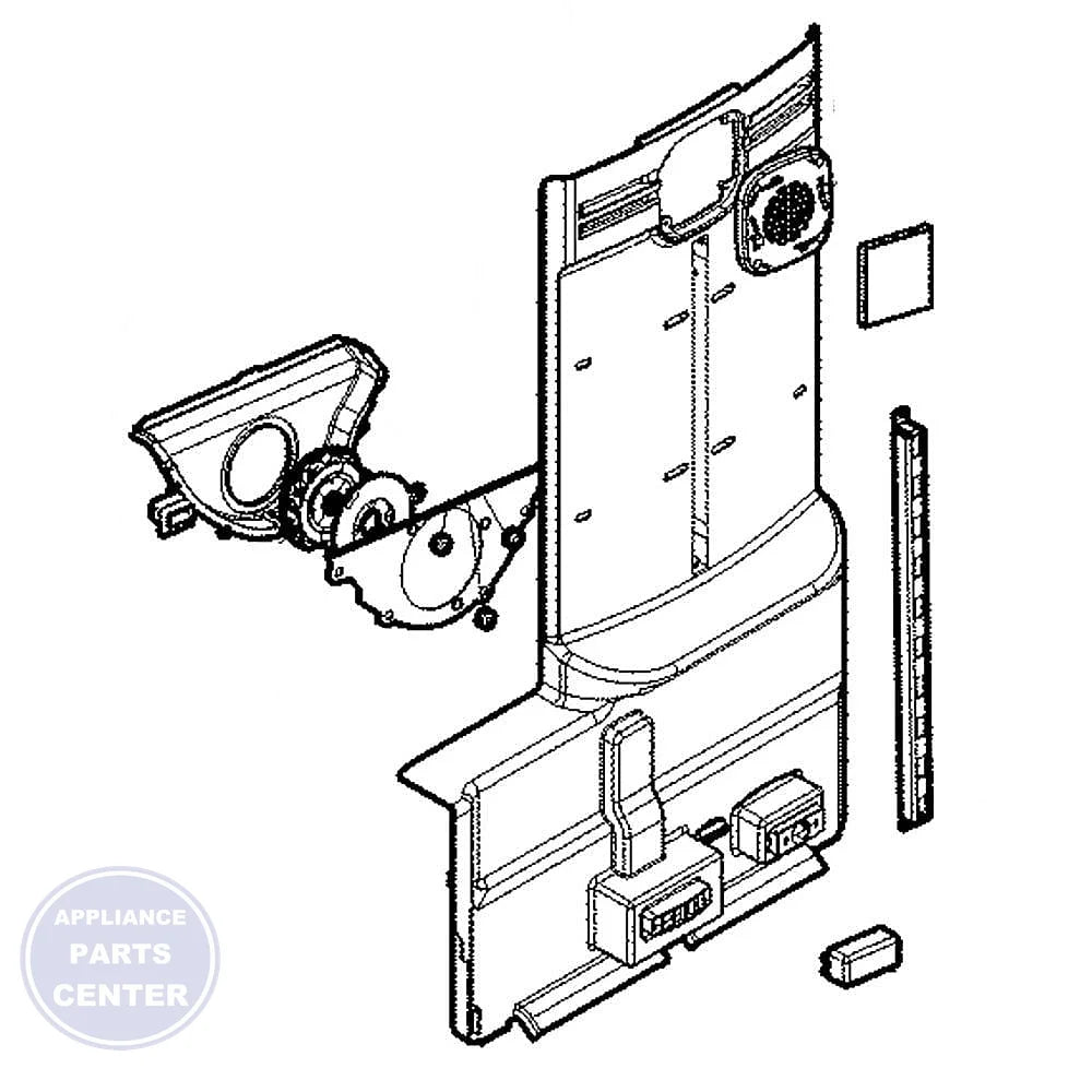 L-G DUCT ASSEMBLY,MULTI ADJ73252242 - Main view showing efficient airflow for L-G models
