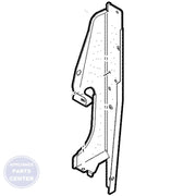 GEH END PLATE LT (BK) WB07X27830 - Main view showing durable construction for GEH models