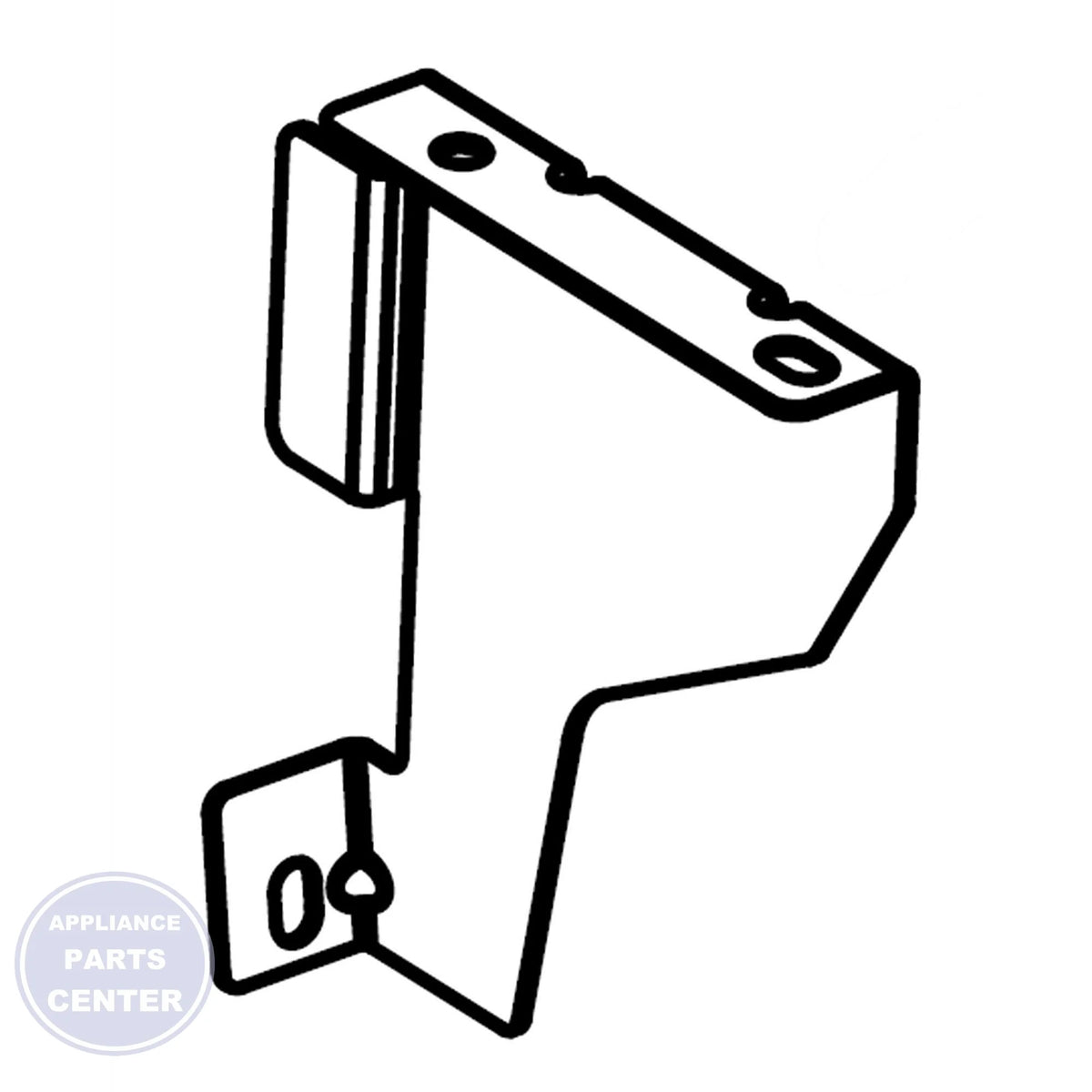 WPL ENDCAP-PNL W10547961 - Main view showing durable bracket & flange for top-selling models