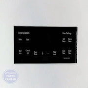 GEH FACEPLATE GRAPHICS WB07X25882 - Main view showing touchpad for specific models