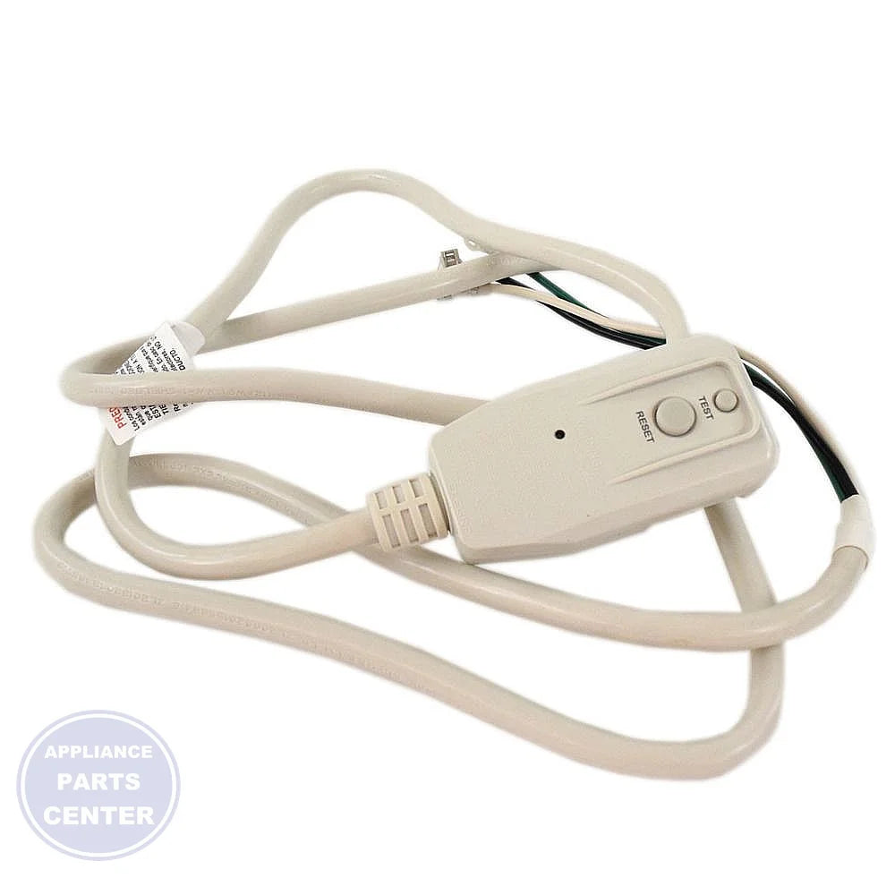 FRIGIDAIRE AIR CONDITIONER POWER CORD 5304500901 - Side view with precise measurements