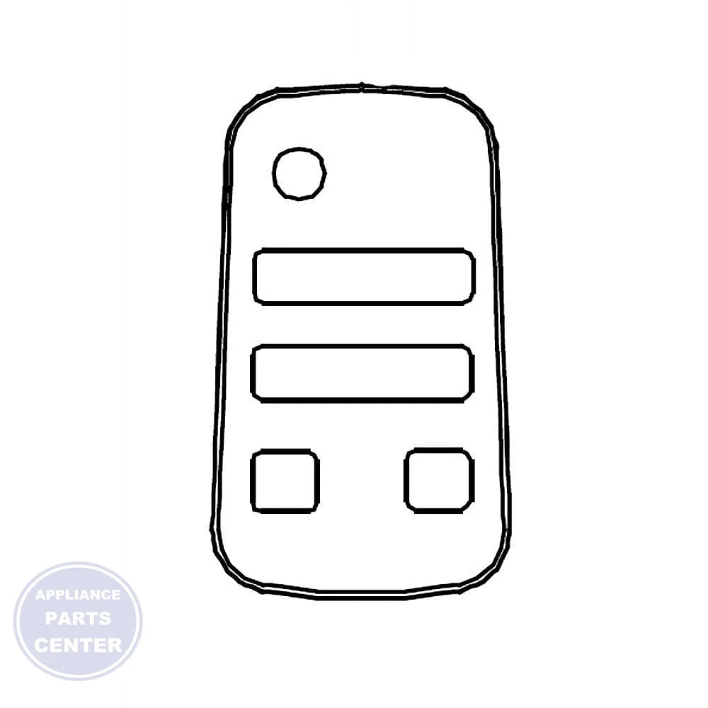 FRIGIDAIRE AIR CONDITIONER REMOTE CONTROL 5304520833 - Main view showing temperature adjustment for FRIGIDAIRE models