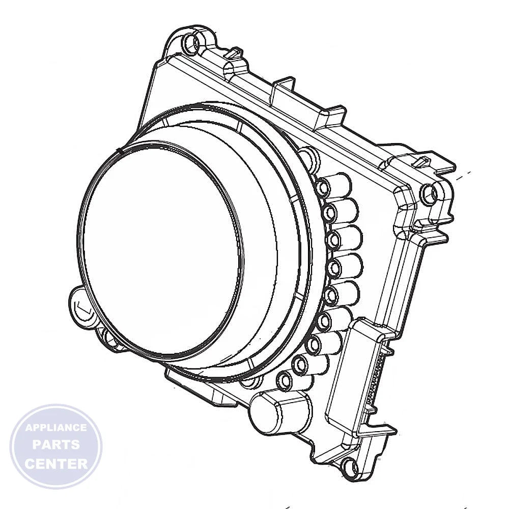 FRIGIDAIRE ASSEMBLY KNOB 5304521446 - Main view showing ergonomic design for WCI Dryer models