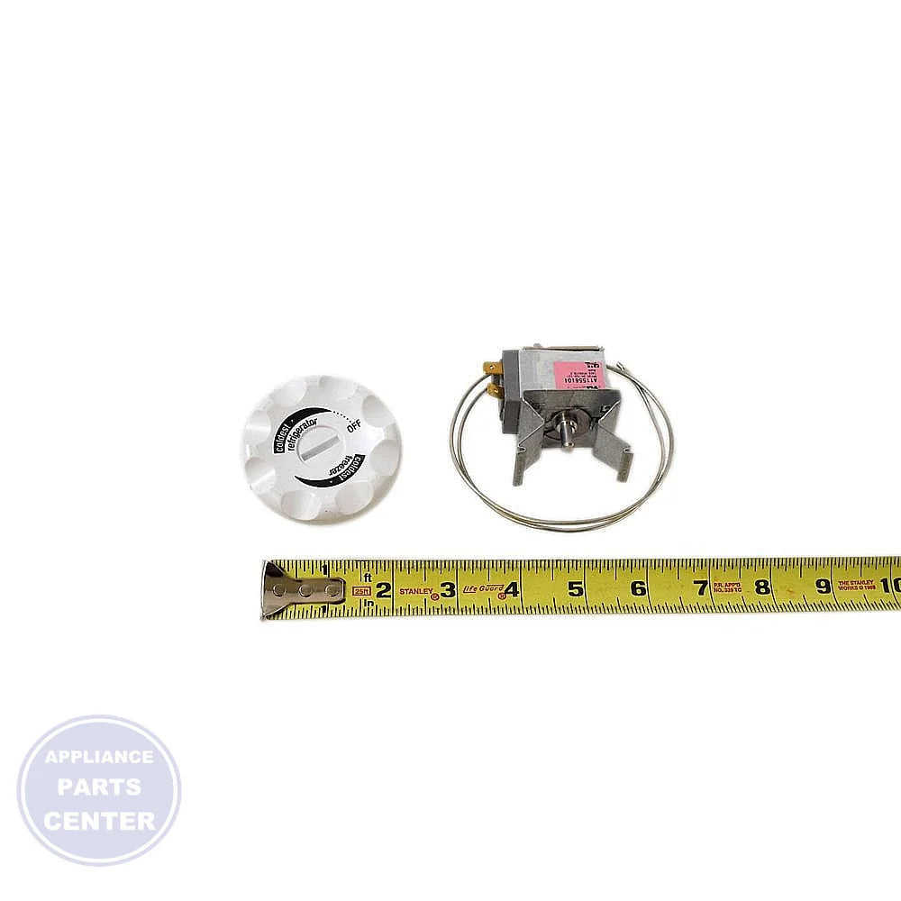 FRIGIDAIRE CONTROL TEMP 5304513035 - Side view with precise temperature specs