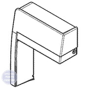 FRIGIDAIRE COVER 242105601 - Main view showing seamless fit for WCI Refrigerator models