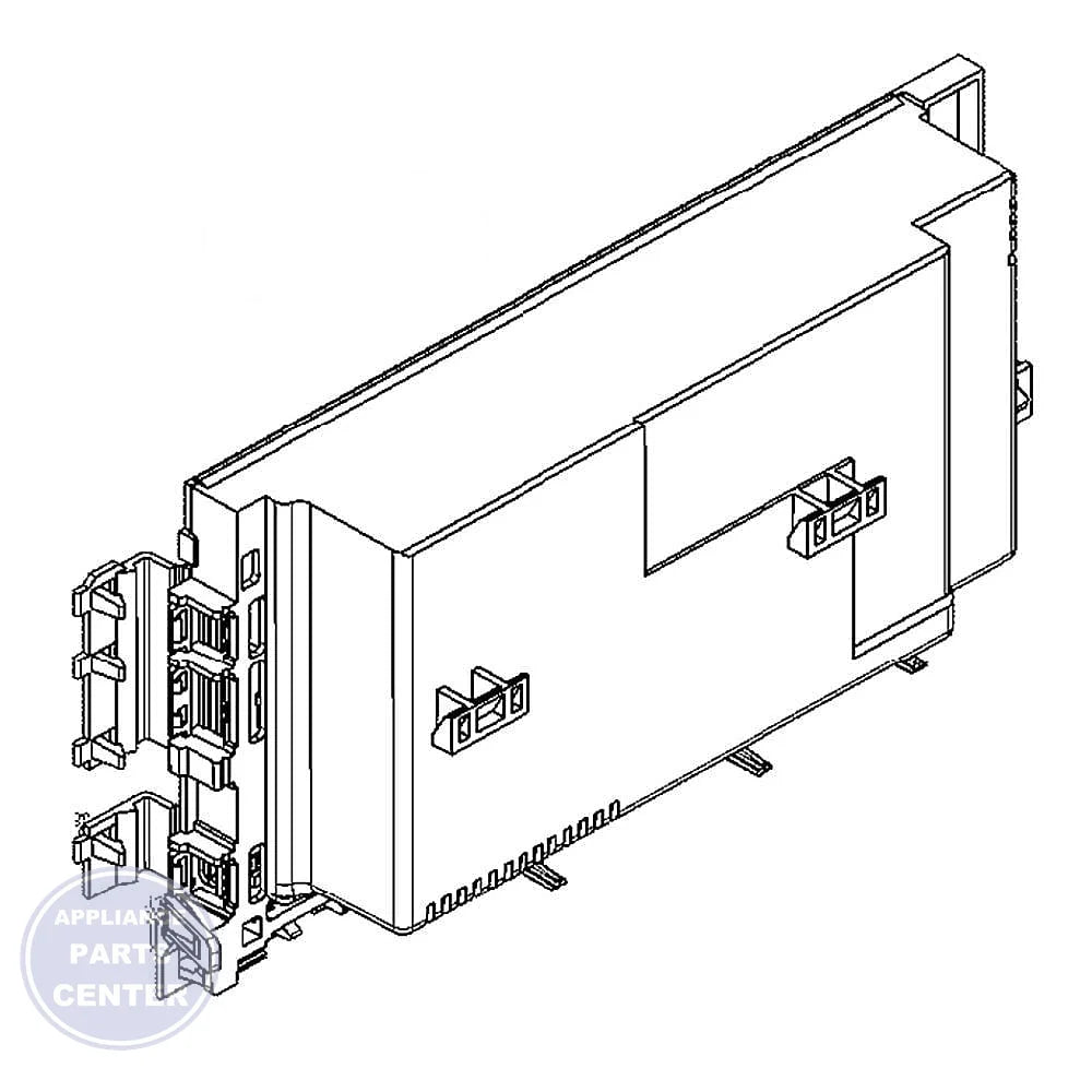 FRIGIDAIRE DISHWASHER ASSEMBLY CONTROL 117499411 - Main view showing thermostat for WCI Dishwasher