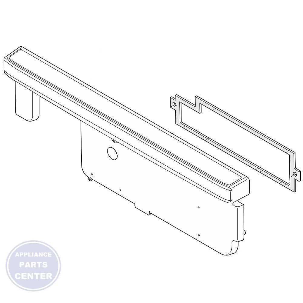 FRIGIDAIRE DISHWASHER CONSOLE ASSEMBLY 5304501498 - Main view showing durable Panel design for FRIGIDAIRE models
