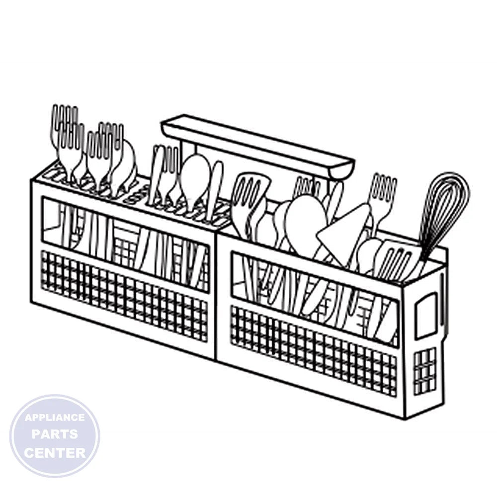 FRIGIDAIRE DISHWASHER CUTLERY BASKET A00173201 - Main view showing spacious design for various FRIGIDAIRE models