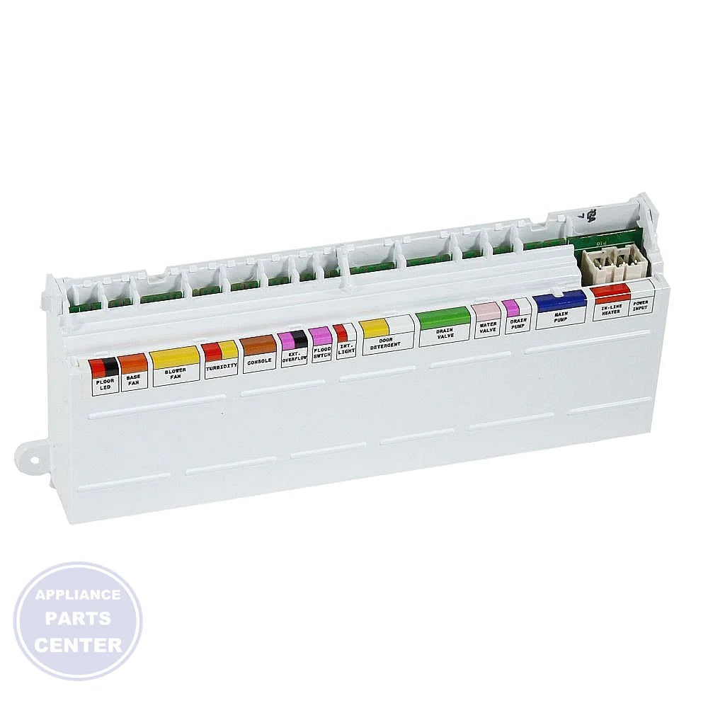 FRIGIDAIRE DISHWASHER ELECTRONIC PRINTED CIRCUIT CONTROL BOARD 154750502 - Main view showing control features for specific models
