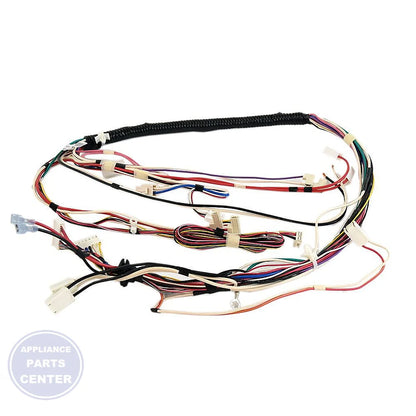 FRIGIDAIRE DISHWASHER HARNESS 154870101 - Main view showing wire connections for Frigidaire, Electrolux, and Kenmore models
