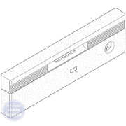 FRIGIDAIRE DISHWASHER PANEL 154667445 - Main view showing sleek design for WCI Dishwashers