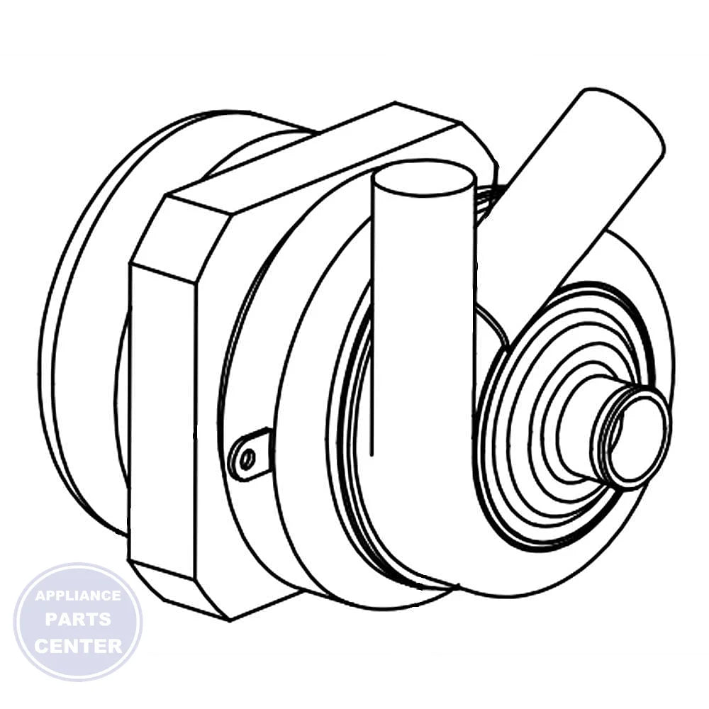 FRIGIDAIRE DISHWASHER PUMP ASSEMBLY 5304512880 - Main view showing efficient water flow for WCI Dishwashers