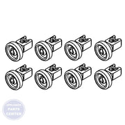 FRIGIDAIRE DISHWASHER RACK ROLLER 405507213 - Main view showing smooth operation for Frigidaire dishwasher models