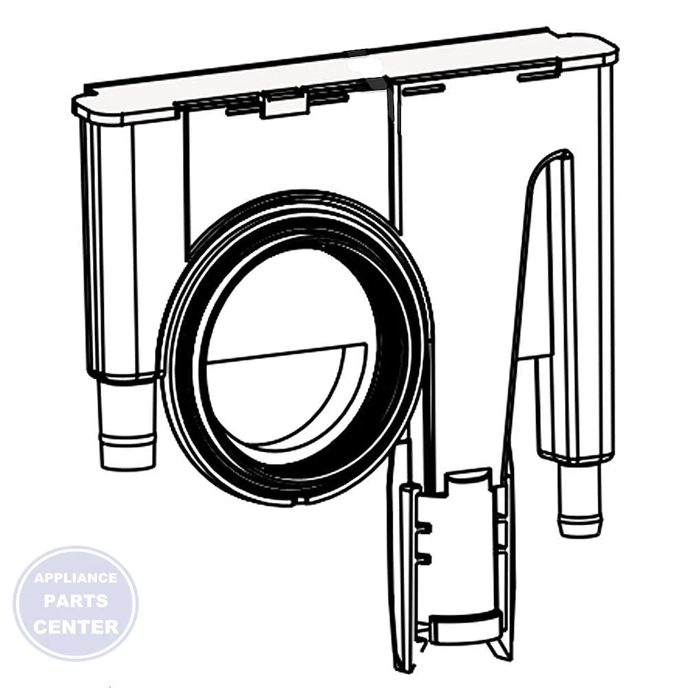 FRIGIDAIRE DISHWASHER WATER TANK A01087405 - Main view showing water distribution system for specific FRIGIDAIRE models
