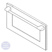 FRIGIDAIRE DOOR ASSEMBLY 5304504049 - Main view showing secure seal for WCI Oven/Microwave Combo
