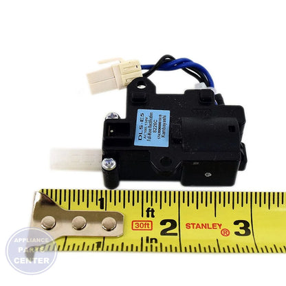FRIGIDAIRE DOOR LOCK ASSEMBLY 5304511338 - Side view with precise measurements