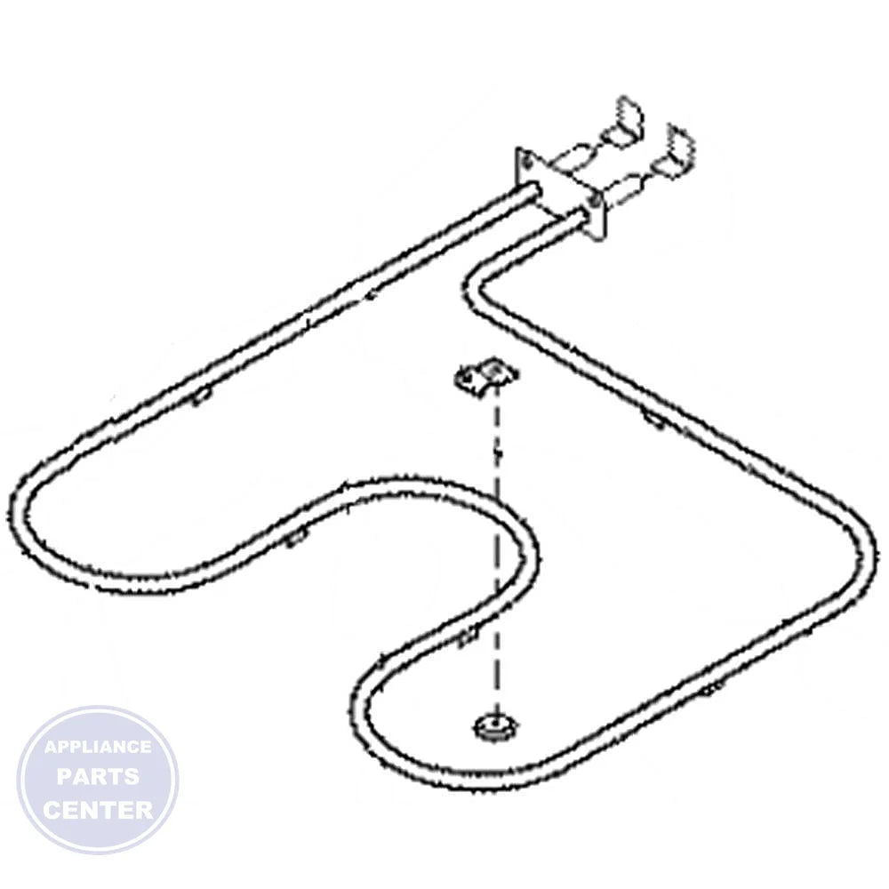 FRIGIDAIRE ELEMENT ASSEMBLY 318255306 - Main view showing efficient heating element for WCI Range/Stove/Oven models