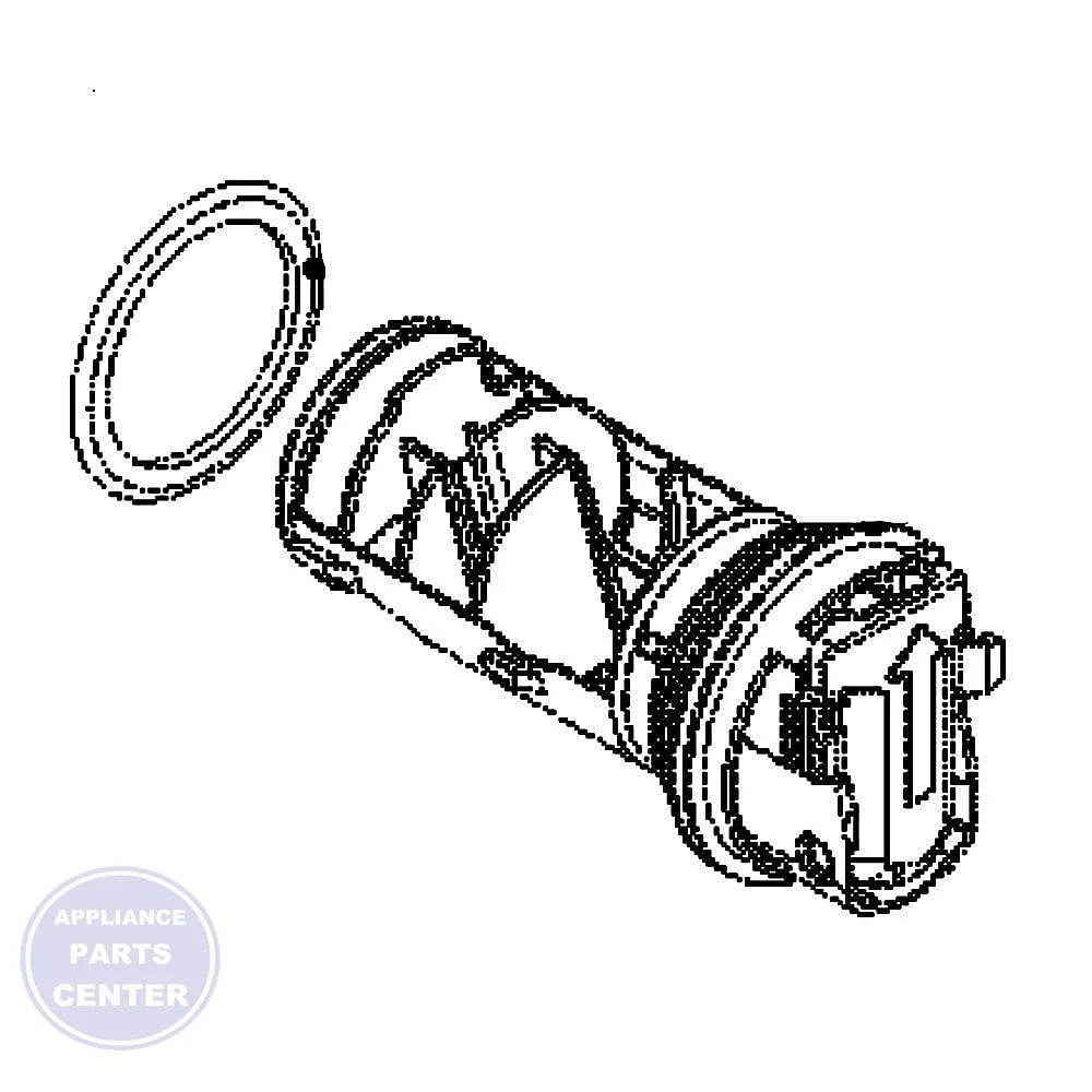 FRIGIDAIRE FILTER 132765801 - Main view showing pump filtration for WCI washing machines