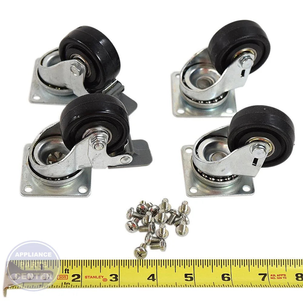 FRIGIDAIRE FREEZER CASTER KIT 5304512848 - Detailed view of durable construction material