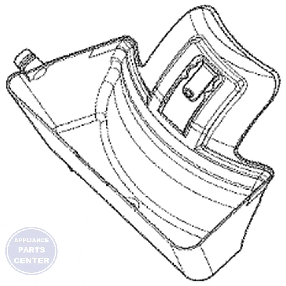 FRIGIDAIRE FREEZER DRAIN PAN 297231901 - Main view showing efficient drainage for Frigidaire models