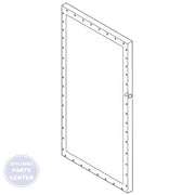 FRIGIDAIRE FREEZER OUTER DOOR PANEL 297316750 - Main view showing sleek design for various models