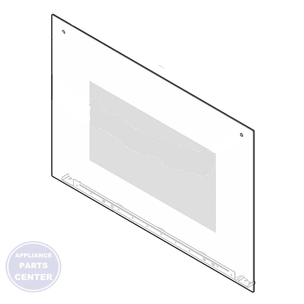 FRIGIDAIRE GLASS ASSEMBLY 5304510850 - Main view showing high-temperature resistance for WCI Range/Stove/Oven models