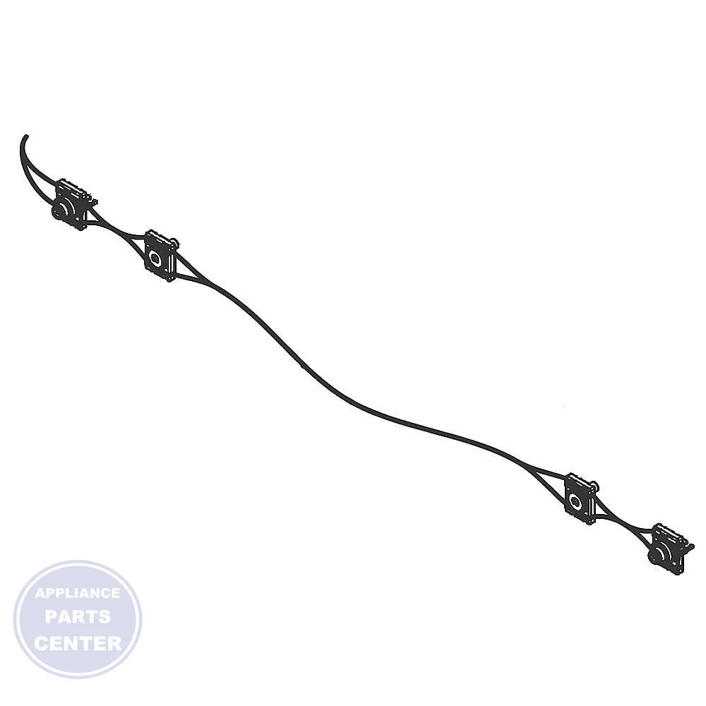 WCI FRIGIDAIRE HARNESS ASSEMBLY 5304509821 - Main view showing heavy-duty wiring for specific models