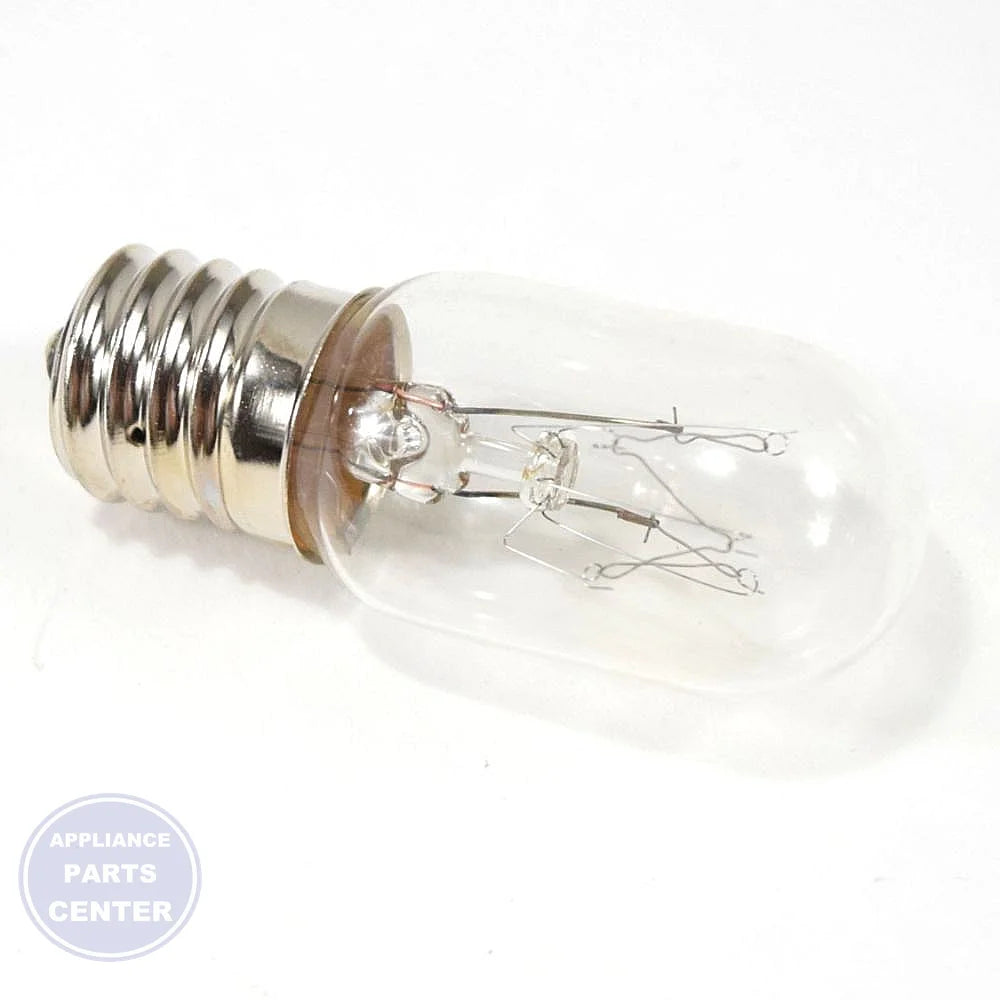 FRIGIDAIRE MICROWAVE 20W 125V MEDIUM LIGHT BULB - Main view showing bright illumination for various FRIGIDAIRE models