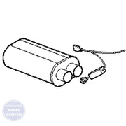 FRIGIDAIRE MICROWAVE ASSEMBLY RECTIFIER 5304493150 - Main view showing efficient performance for Frigidaire models
