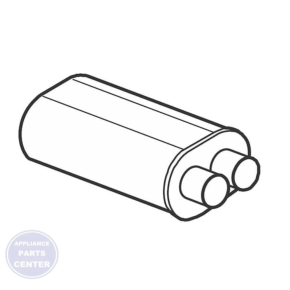 FRIGIDAIRE MICROWAVE CAPACITOR 5304487566 - Main view showing high voltage capacity for specific models