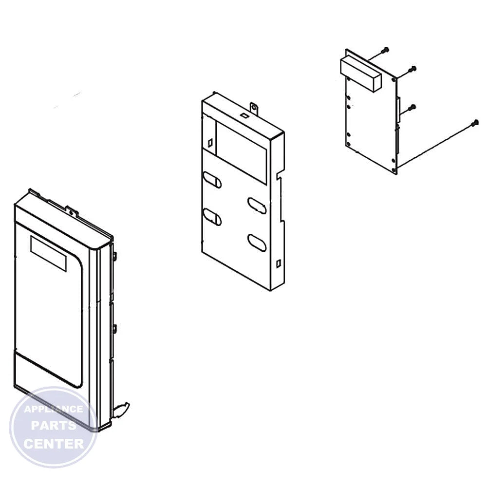 FRIGIDAIRE MICROWAVE CONTROL ASSEMBLY 5304481487 - Main view showing control panel for specific models