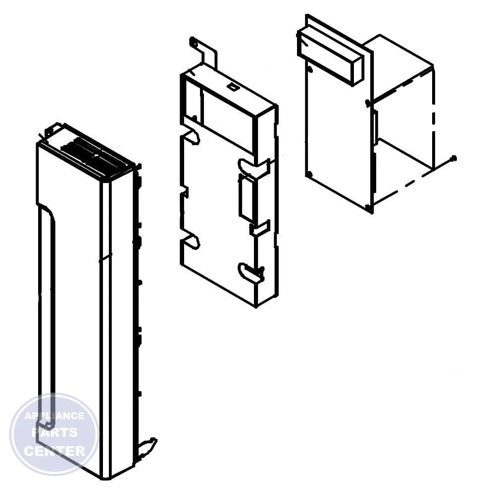 FRIGIDAIRE MICROWAVE CONTROL PANEL AND TOUCHPAD ASSEMBLY 5304504069 - Main view showing touchpad for specific models