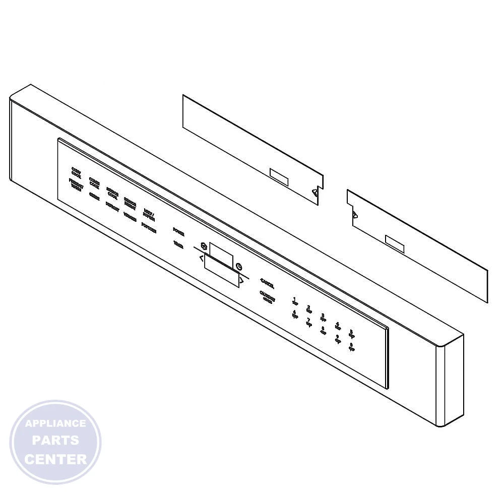 FRIGIDAIRE MICROWAVE CONTROL PANEL 5304515307 - Main view showing touchpad for specific models