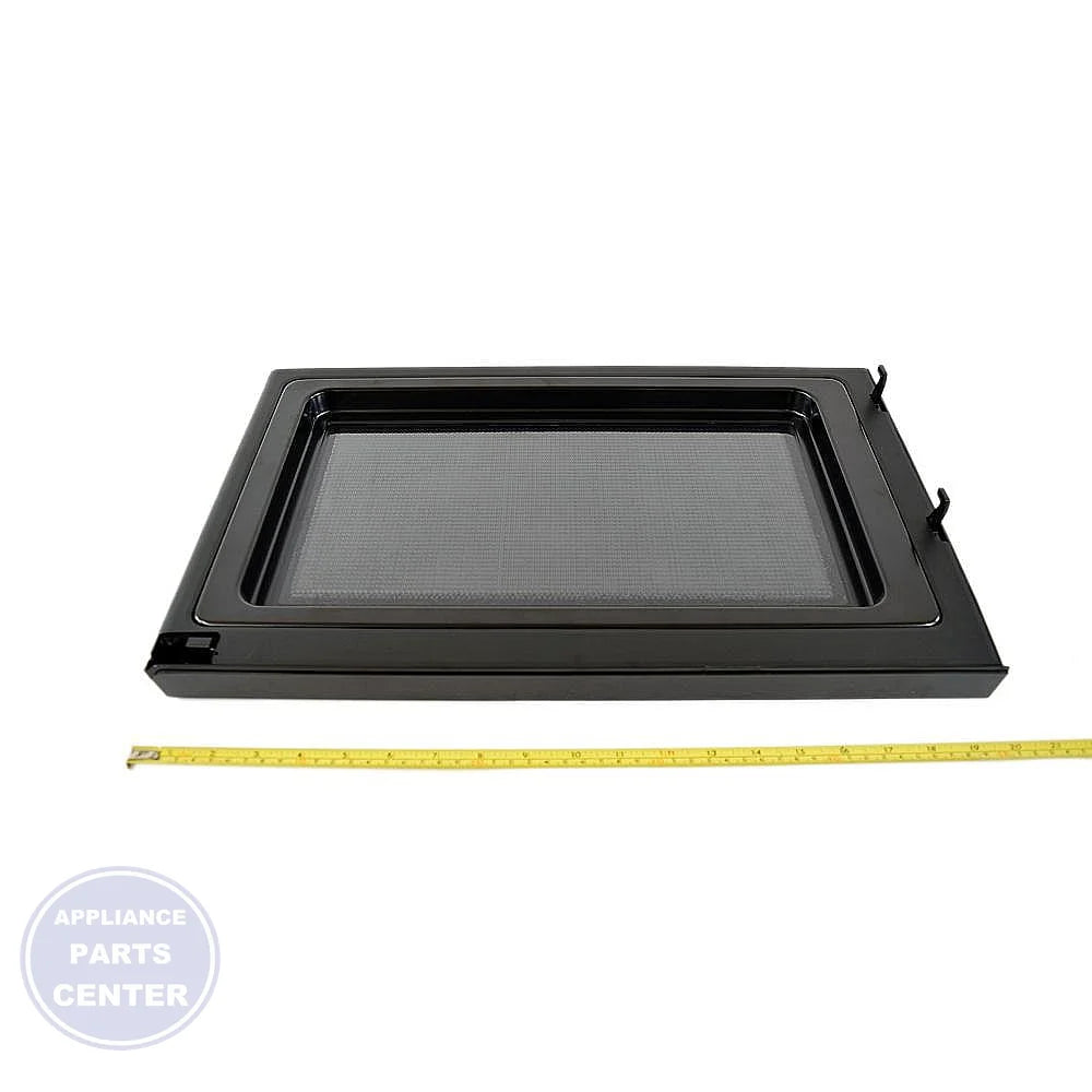 FRIGIDAIRE MICROWAVE DOOR ASSEMBLY 5304493449 - Detailed view of sturdy construction