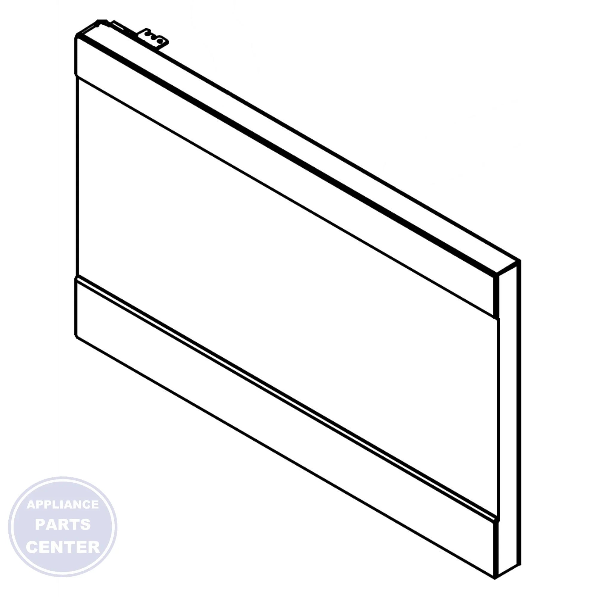 FRIGIDAIRE MICROWAVE DOOR ASSEMBLY 5304519328 - Main view showing secure fit for WCI Microwaves