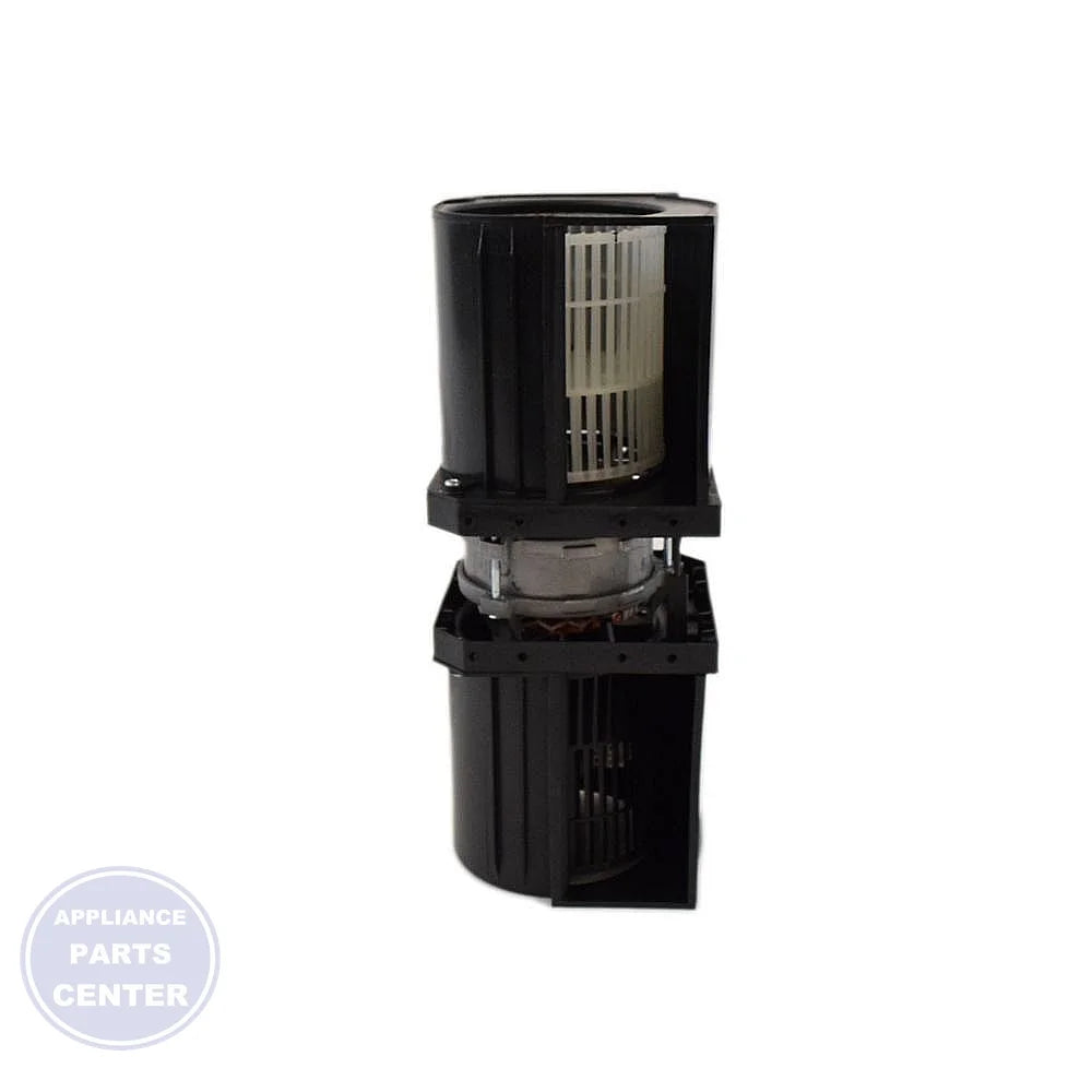 FRIGIDAIRE MICROWAVE FAN ASSEMBLY 5304513464 - Side view with precise measurements