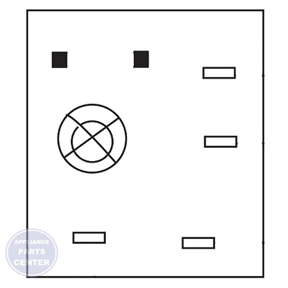 FRIGIDAIRE MICROWAVE FILTER 5304507217 - Main view showing grease trapping feature for WCI models