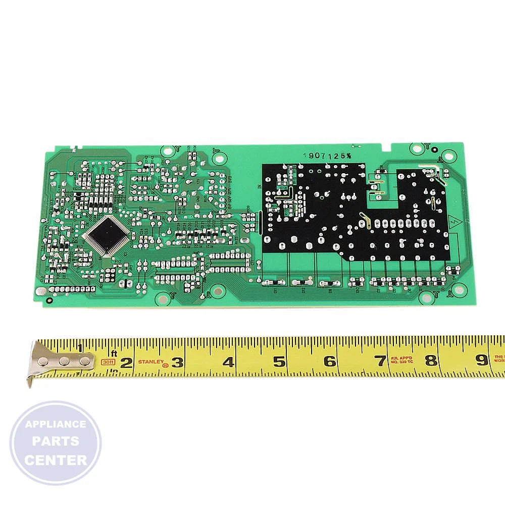 FRIGIDAIRE MICROWAVE PC BOARD 5304504070 - Side view with precise specifications