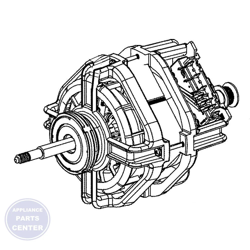 FRIGIDAIRE MOTOR 5304511430 - Main view showing heavy-duty performance for WCI Dryers