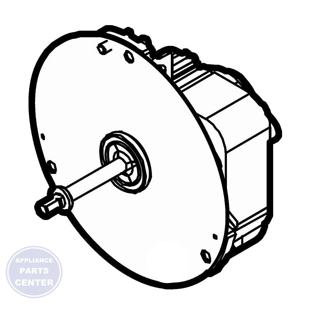 FRIGIDAIRE OVEN MOTOR ASSEMBLY 139008502 - Main view showing smooth operation for WCI models
