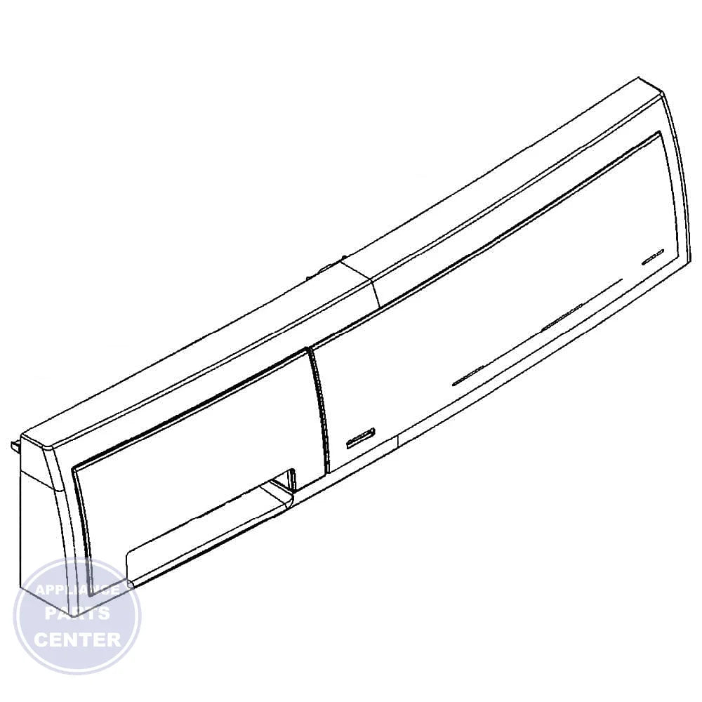 FRIGIDAIRE PANEL ASSEMBLY 136815060 - Main view showing sleek design for WCI Dryer