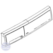 FRIGIDAIRE PANEL ASSEMBLY 136815060 - Main view showing sleek design for WCI Dryer