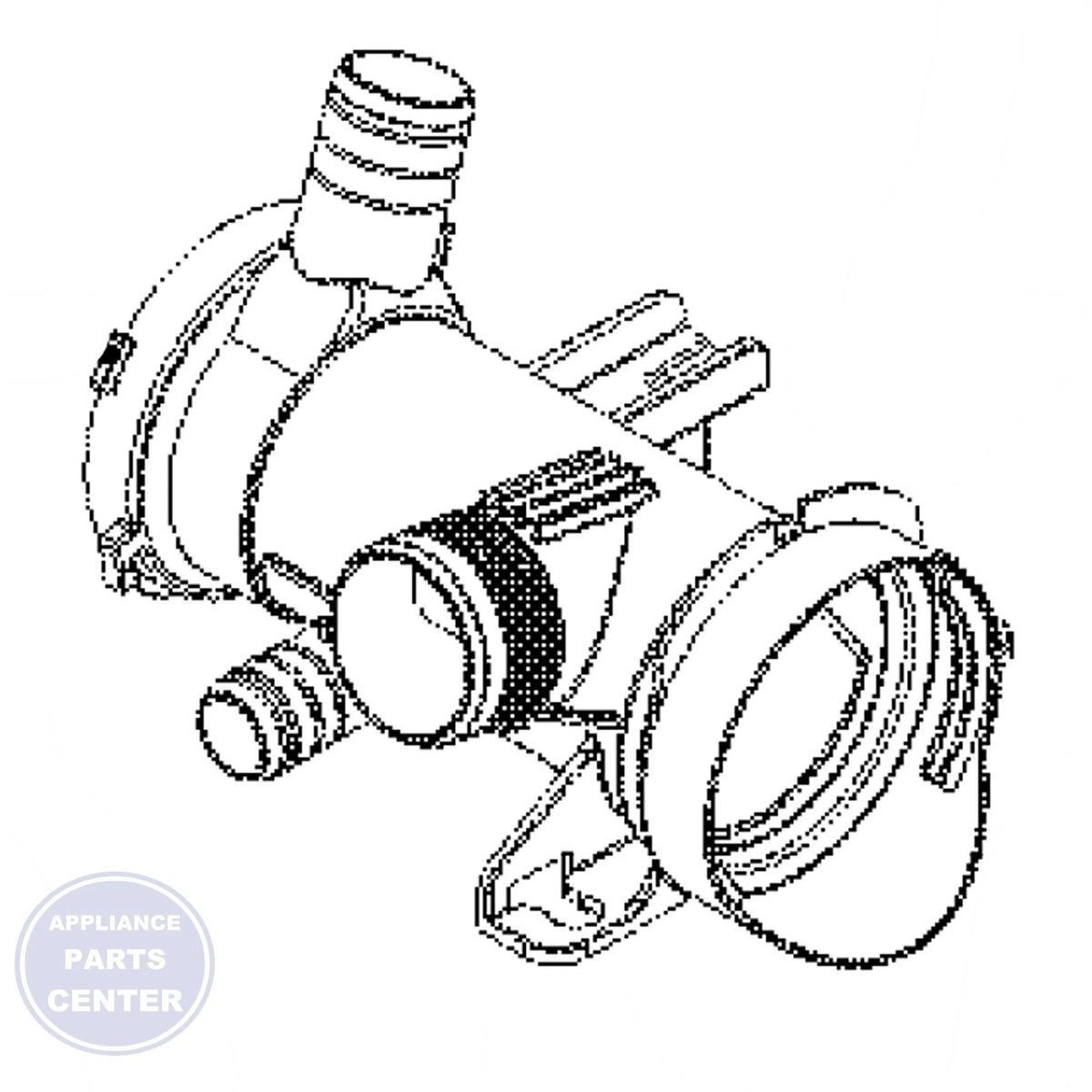 FRIGIDAIRE PUMP ASSEMBLY 132765115 - Main view showing efficient water pumping for FRIGIDAIRE and Electrolux models