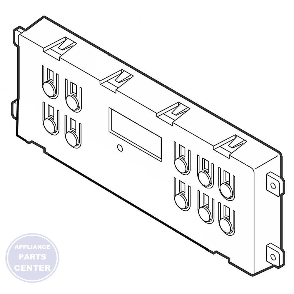 FRIGIDAIRE RANGE WHITE OVERLAY 316419144 - Main view showing touchpad control for WCI models