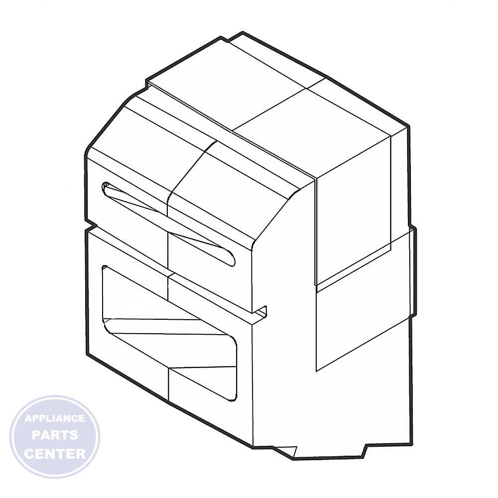 FRIGIDAIRE REFRIGERATOR AIR DUCT 5304504447 - Main view showing efficient air circulation for FRIGIDAIRE XYZ model