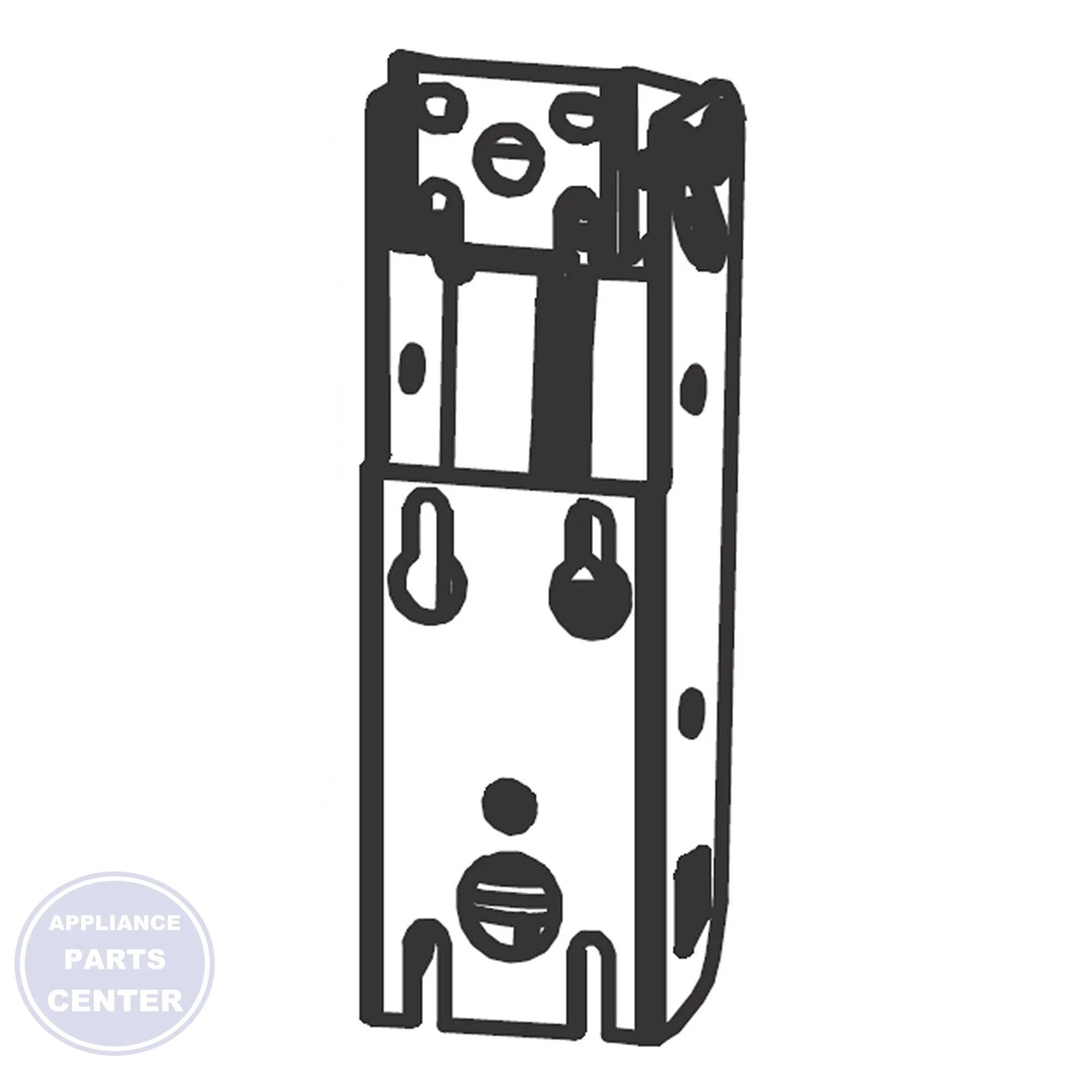 FRIGIDAIRE REFRIGERATOR ASSEMBLY-HINGE 5304512837 - Main view showing sturdy construction for various WCI refrigerator models