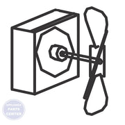 FRIGIDAIRE REFRIGERATOR ASSEMBLY MOTOR 5304518492 - Main view showing durable construction for FRIGIDAIRE models