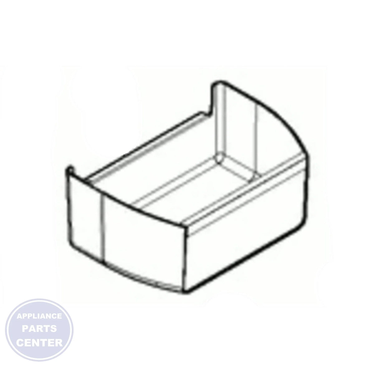 FRIGIDAIRE REFRIGERATOR BIN 5304529197 - Main view showing ample storage for FRIGIDAIRE models
