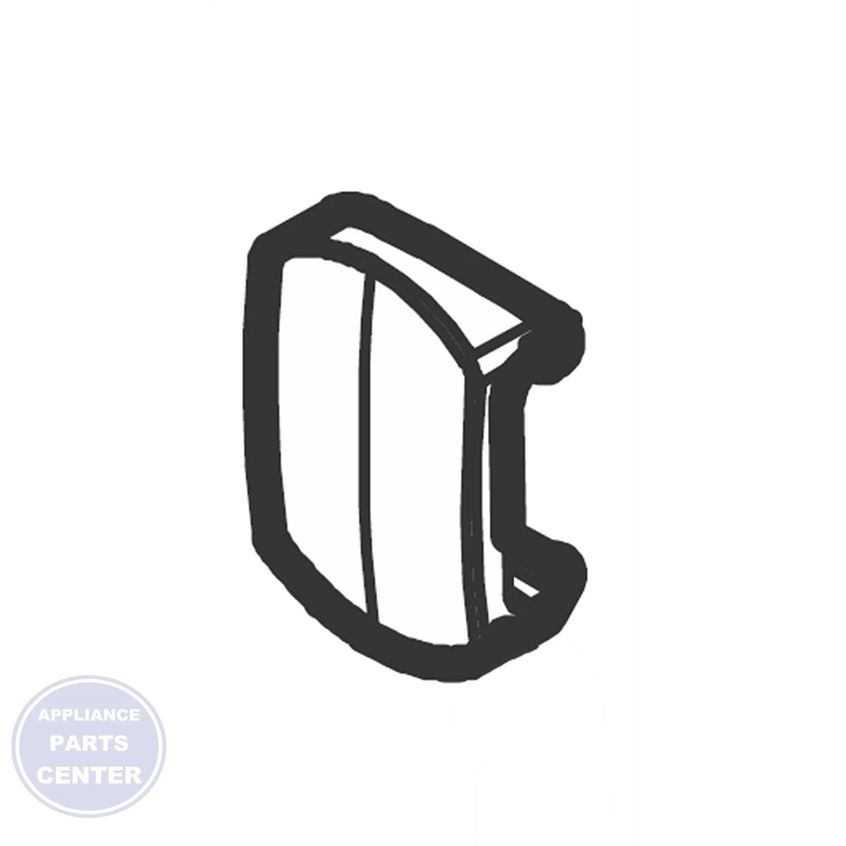 FRIGIDAIRE REFRIGERATOR CLIP 5304525911 - Main view showing secure clip design for FRIGIDAIRE models