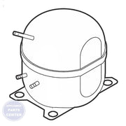 FRIGIDAIRE REFRIGERATOR COMPRESSOR 5304524545 - Main view showing efficient cooling for Frigidaire and Electrolux models